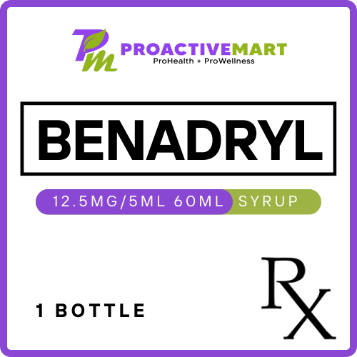 BENADRYL 12.5mg/5mL 60mL syrup