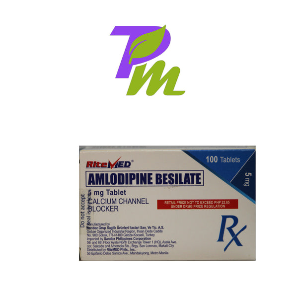 RITEMED AMLODIPINE BESILATE 5MG TAB