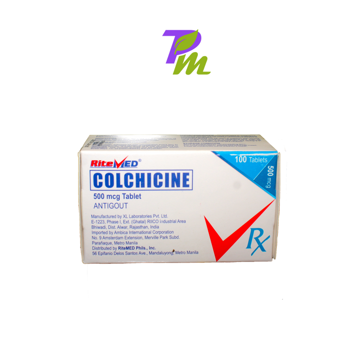 RITEMED COLCHICINE 500MCG 100S