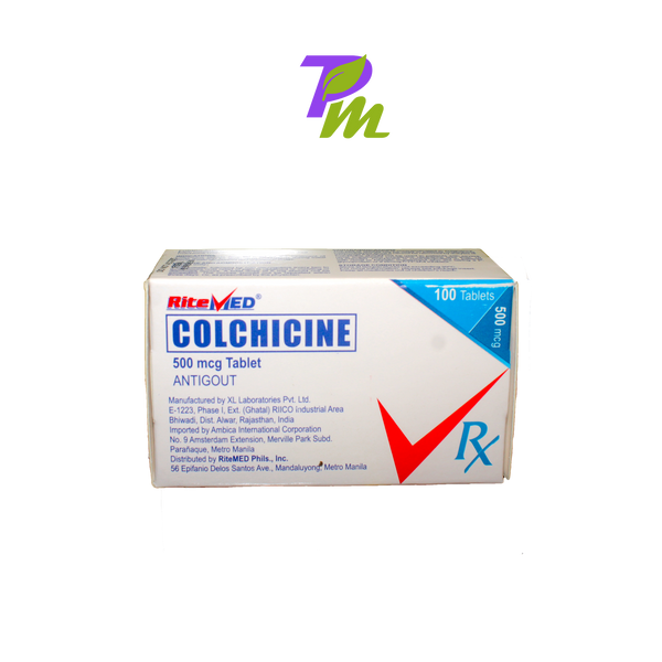 RITEMED COLCHICINE 500MCG 100S