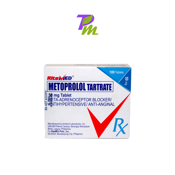 RITEMED METOPROLOL 50mg