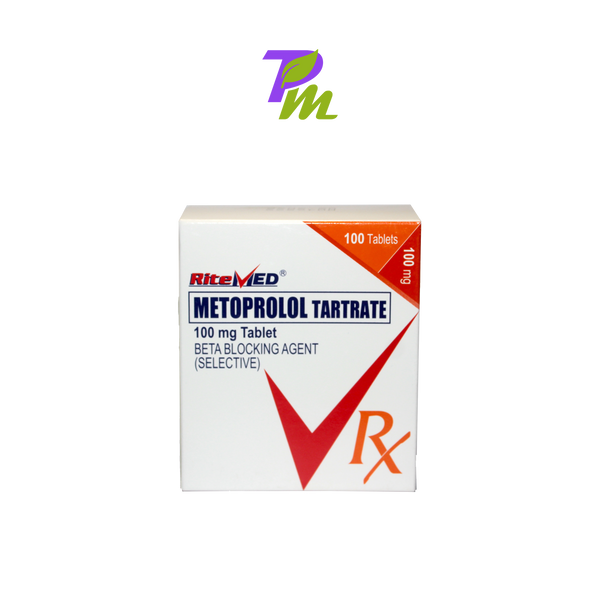 RITEMED METOPROLOL TARTRATE 100MG