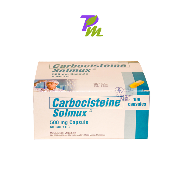 SOLMUX 500mg Capsule-10s